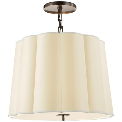 Visual Comfort Signature Collection Barbara Barry Simple Scallop 25 Inch Large Pendant Cp127951