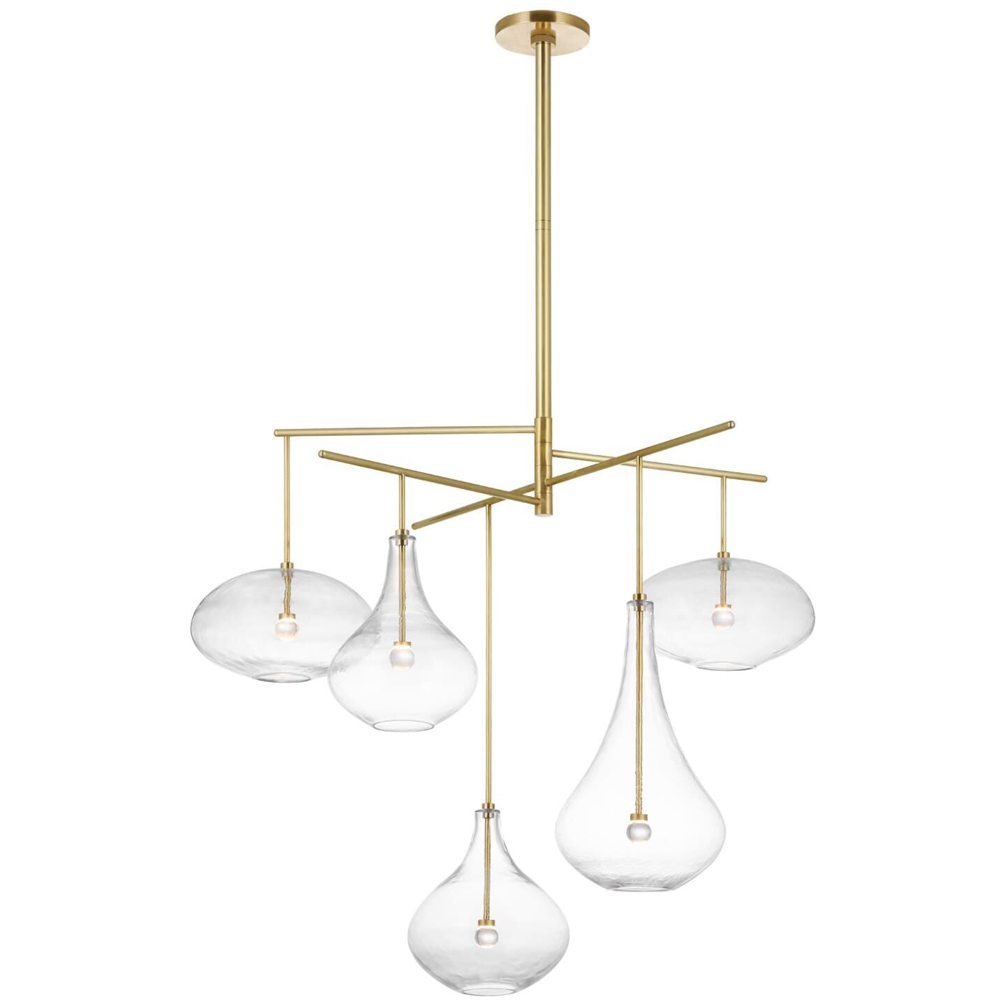 Visual Comfort Signature Collection Champalimaud Lomme 38 Inch Led Chandelier Cp774143