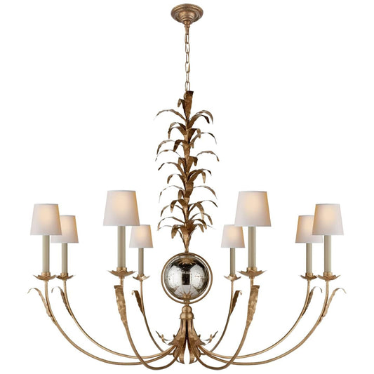 Visual Comfort Signature Collection Chapman And Myers Gramercy 41 Inch 8 Light Chandelier Cp131149