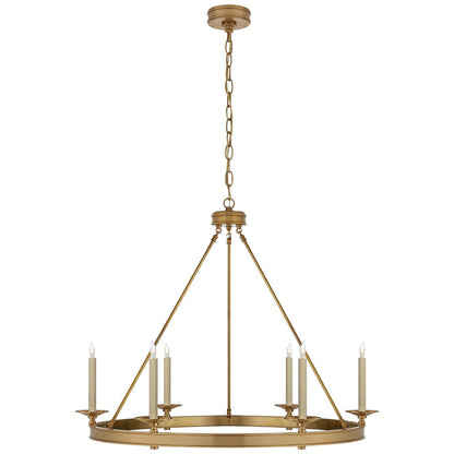 Visual Comfort Signature Collection Chapman And Myers Launceton 36 Inch 6 Light Chandelier Cp131188