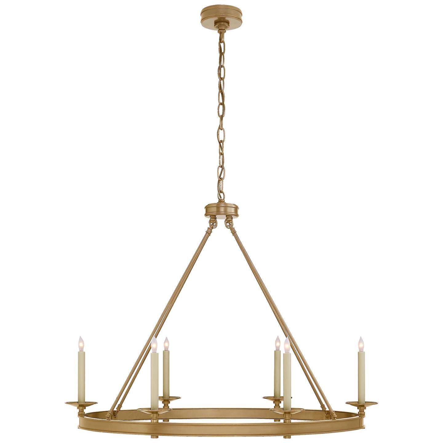 Visual Comfort Signature Collection Chapman And Myers Launceton 39 Inch 6 Light Chandelier Cp131189