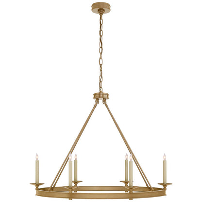 Visual Comfort Signature Collection Chapman And Myers Launceton 39 Inch 6 Light Chandelier Cp131189