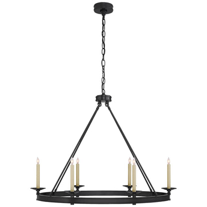 Visual Comfort Signature Collection Chapman And Myers Launceton 39 Inch 6 Light Chandelier Cp131189