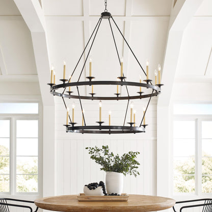 Visual Comfort Signature Collection Chapman And Myers Launceton 53 Inch 20 Light Chandelier Cp428859