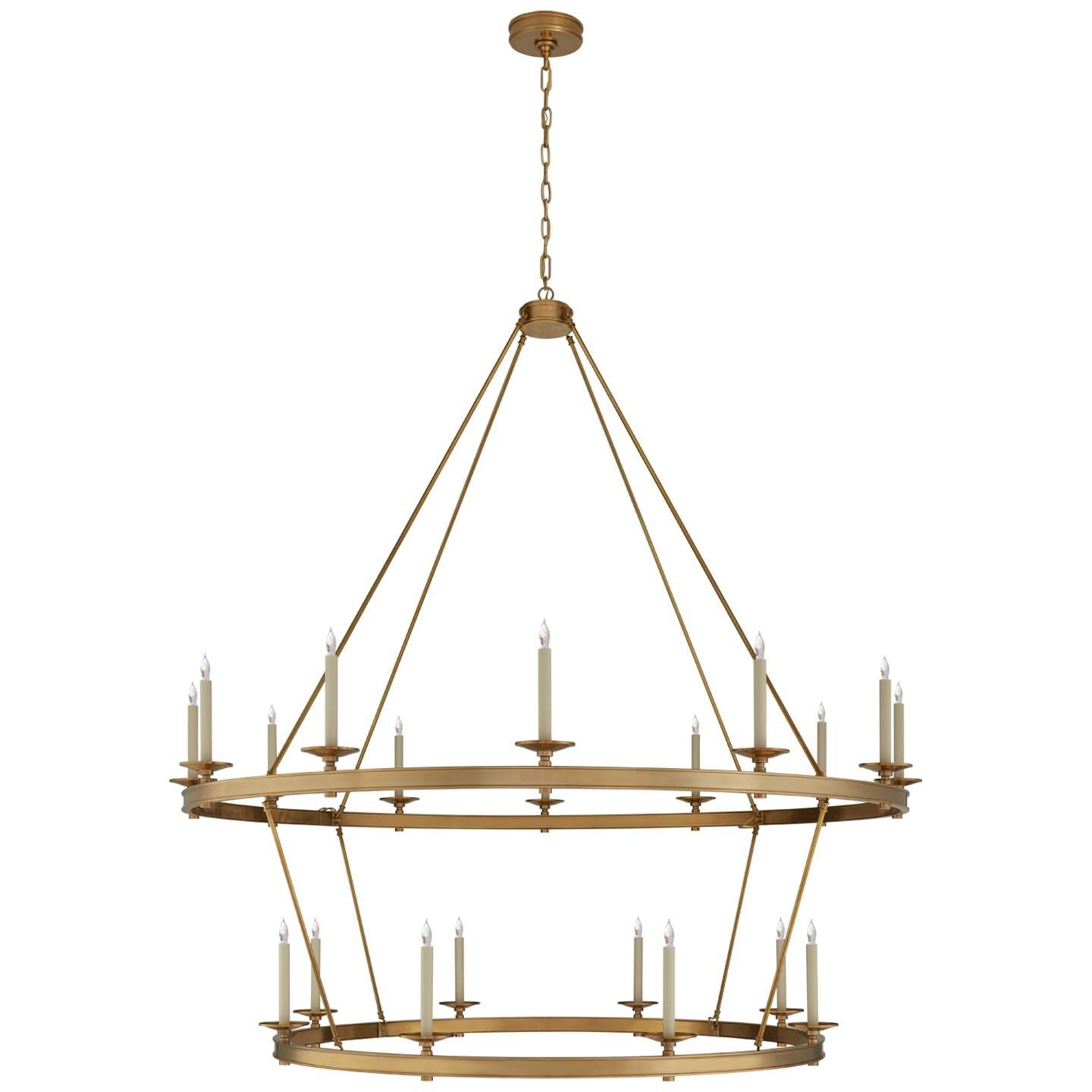 Visual Comfort Signature Collection Chapman And Myers Launceton 63 Inch 20 Light Chandelier Cp428860