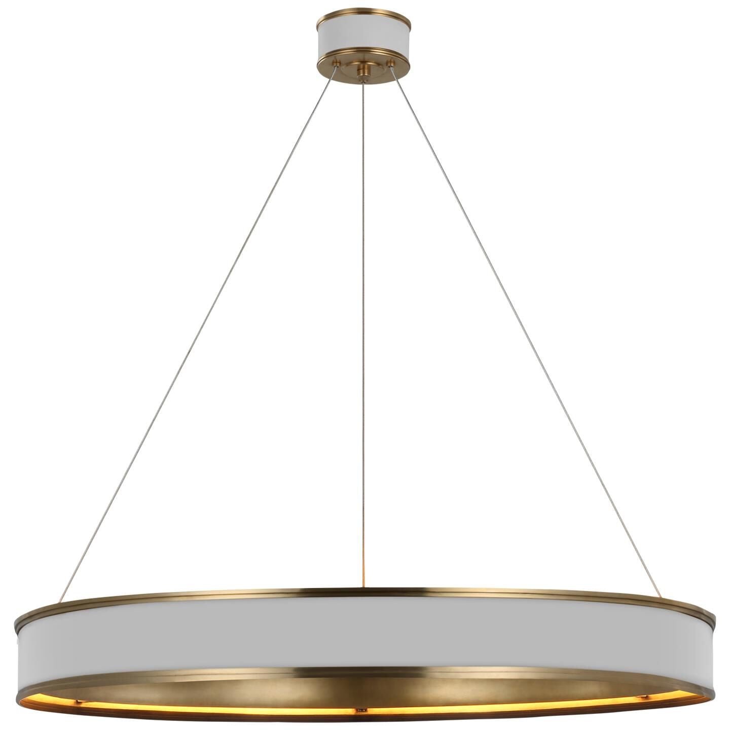 Visual Comfort Signature Collection Chapman And Myers Connery 40 Inch Led Chandelier Cp533215