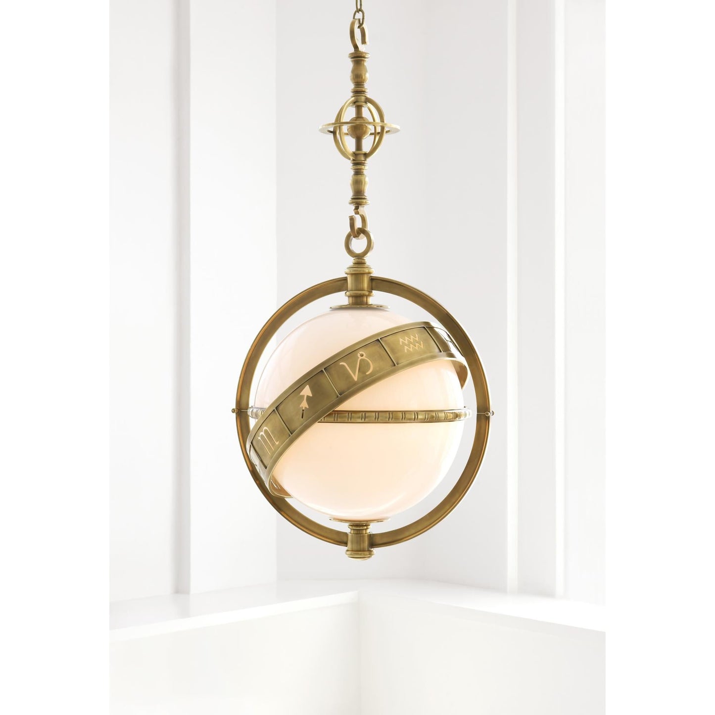 Visual Comfort Signature Collection Chapman And Myers Zodiac 23 Inch Large Pendant Cp131198