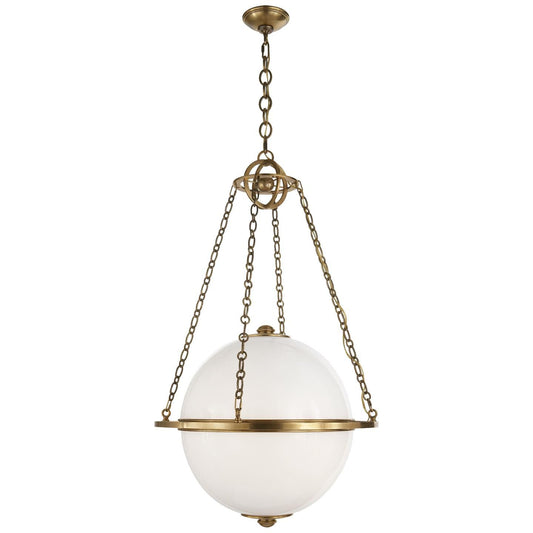 Visual Comfort Signature Collection Chapman And Myers Modern Globe 24 Inch Large Pendant Cp131205