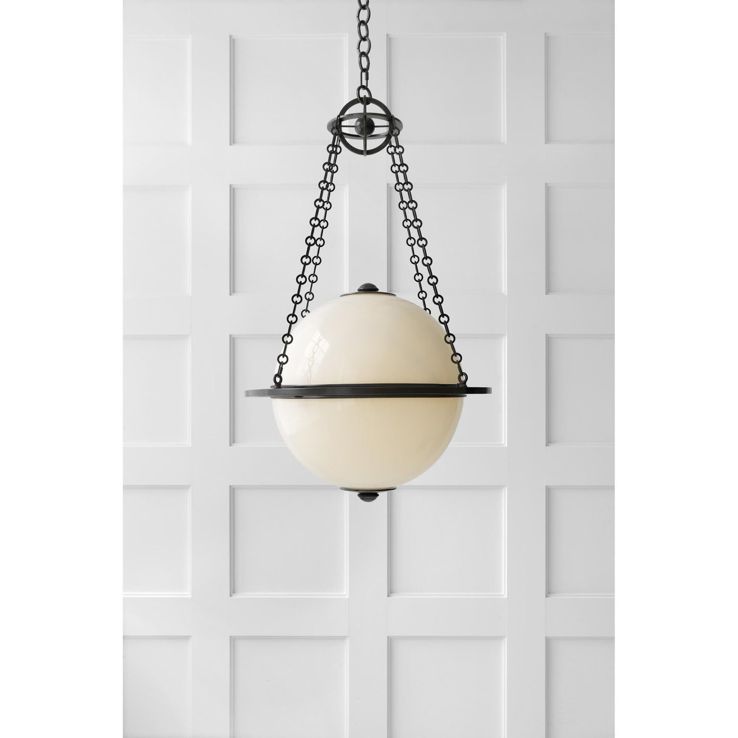 Visual Comfort Signature Collection Chapman And Myers Modern Globe 24 Inch Large Pendant Cp131205