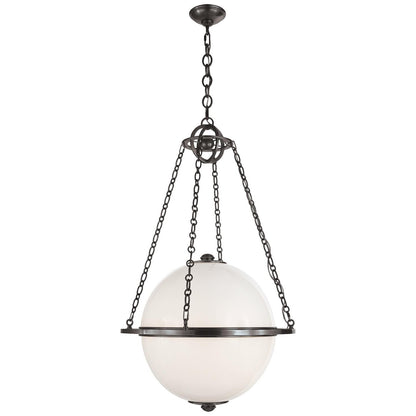 Visual Comfort Signature Collection Chapman And Myers Modern Globe 24 Inch Large Pendant Cp131205