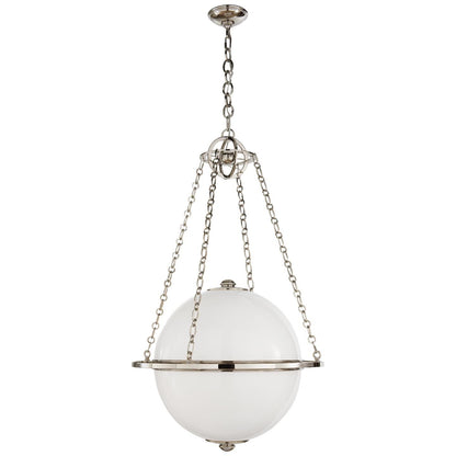 Visual Comfort Signature Collection Chapman And Myers Modern Globe 24 Inch Large Pendant Cp131205