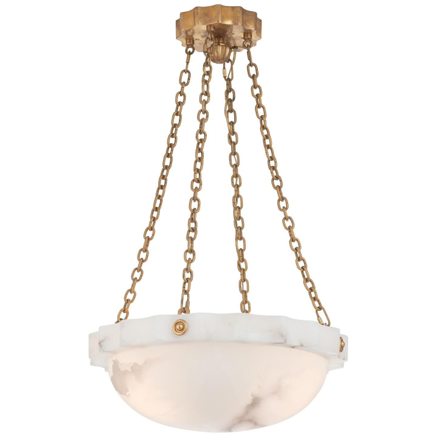 Visual Comfort Signature Collection Chapman And Myers Fluted Band 18 Inch Large Pendant Cp131208