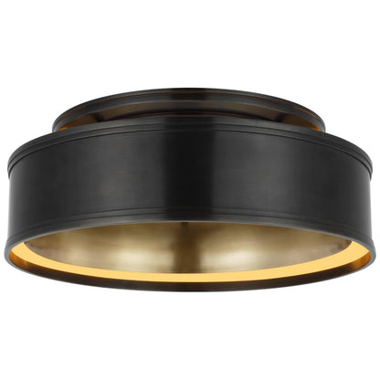 Visual Comfort Signature Collection Chapman And Myers Connery 18 Inch 1 Light Led Flush Mount Cp769424