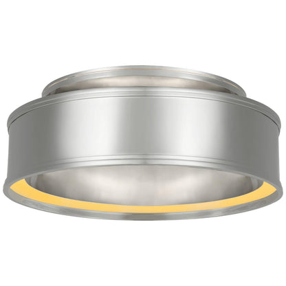 Visual Comfort Signature Collection Chapman And Myers Connery 18 Inch 1 Light Led Flush Mount Cp769424