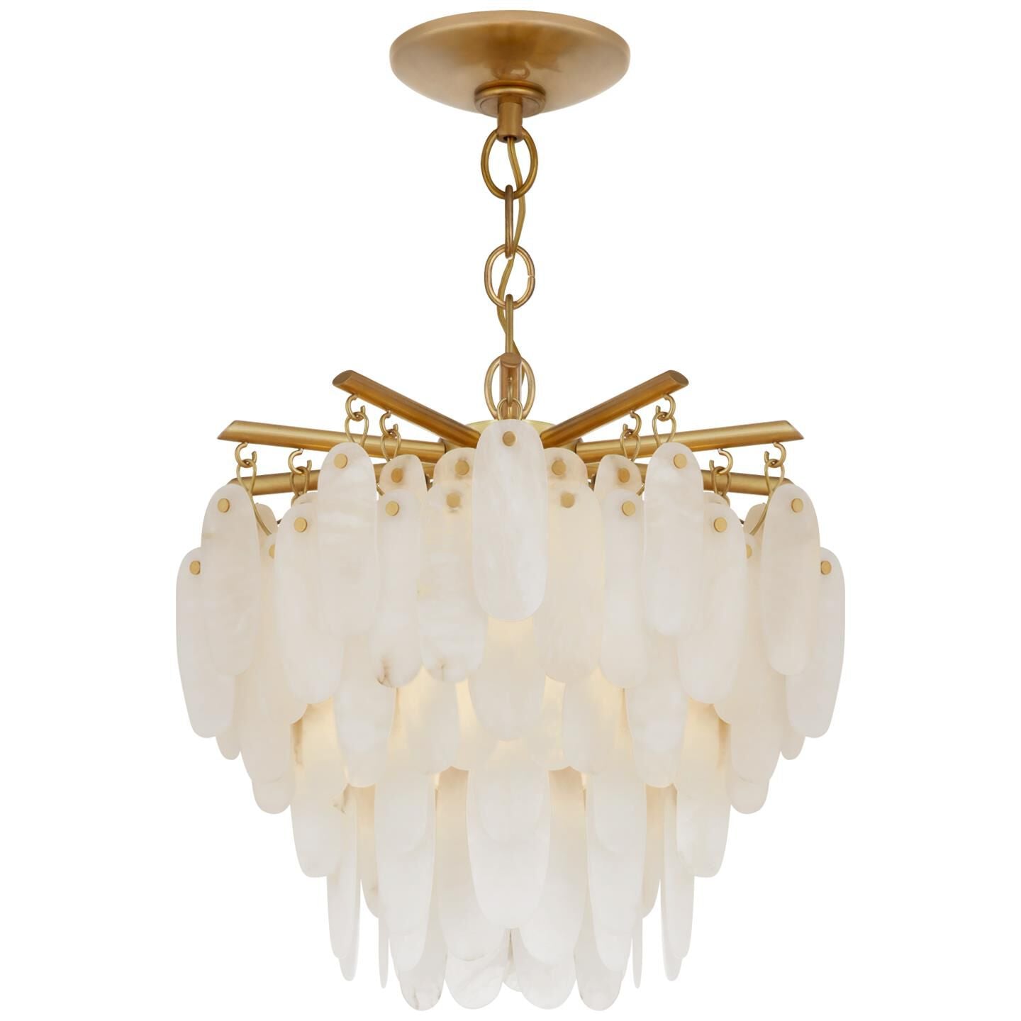 Visual Comfort Signature Collection Chapman And Myers Cora 18 Inch 5 Light Led Semi Flush Mount Cp428870