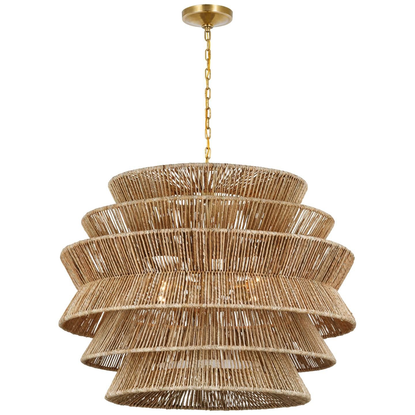 Visual Comfort Signature Collection Chapman And Myers Antigua 42 Inch Chandelier Cp769427