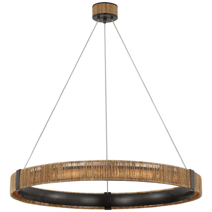 Visual Comfort Signature Collection Chapman And Myers Kayden 40 Inch 3 Light Led Chandelier Cp793828