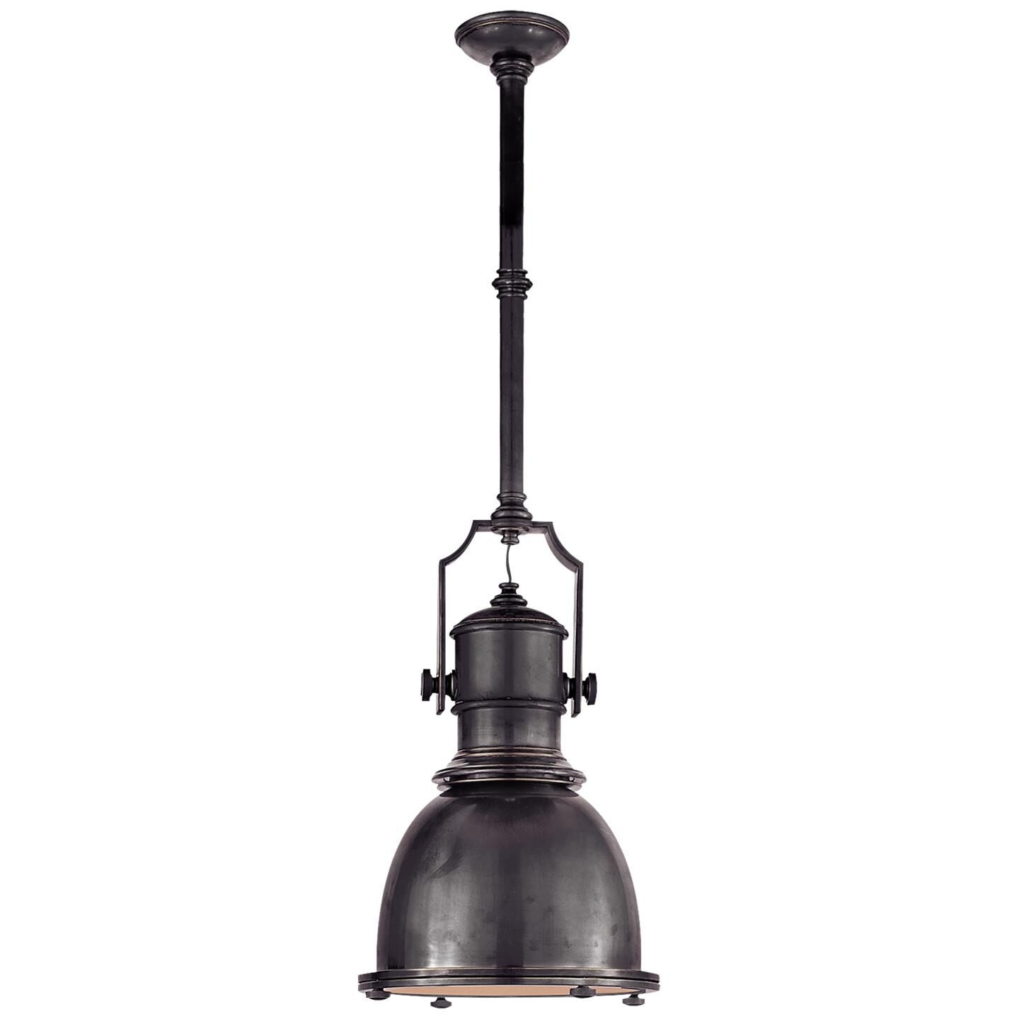 Visual Comfort Signature Collection Chapman And Myers Country Industrial 14 Inch Large Pendant Cp131318