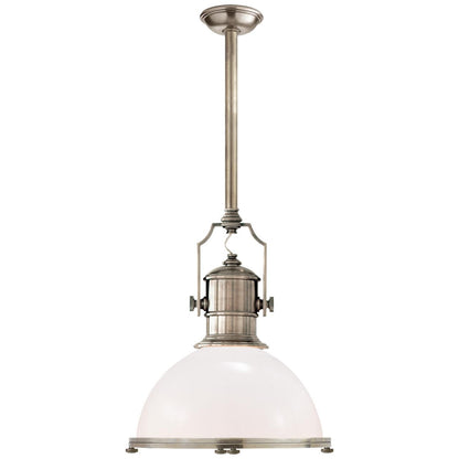 Visual Comfort Signature Collection Chapman And Myers Country Industrial 19 Inch Large Pendant Cp131319