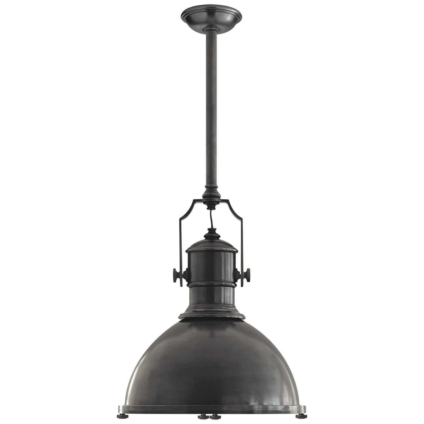 Visual Comfort Signature Collection Chapman And Myers Country Industrial 19 Inch Large Pendant Cp131319