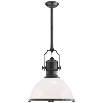 Visual Comfort Signature Collection Chapman And Myers Country Industrial 19 Inch Large Pendant Cp131319