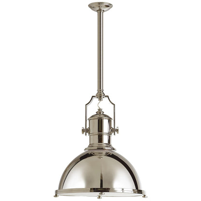 Visual Comfort Signature Collection Chapman And Myers Country Industrial 19 Inch Large Pendant Cp131319