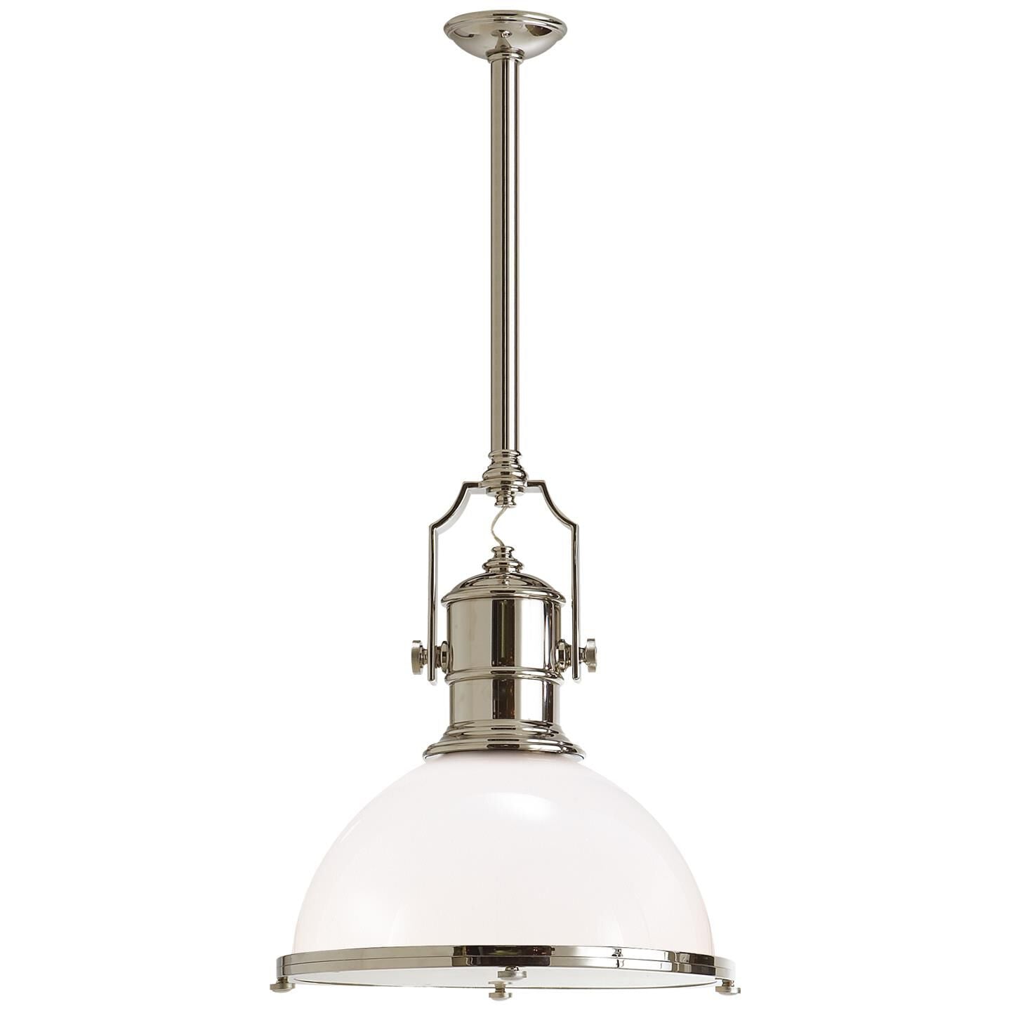 Visual Comfort Signature Collection Chapman And Myers Country Industrial 19 Inch Large Pendant Cp131319