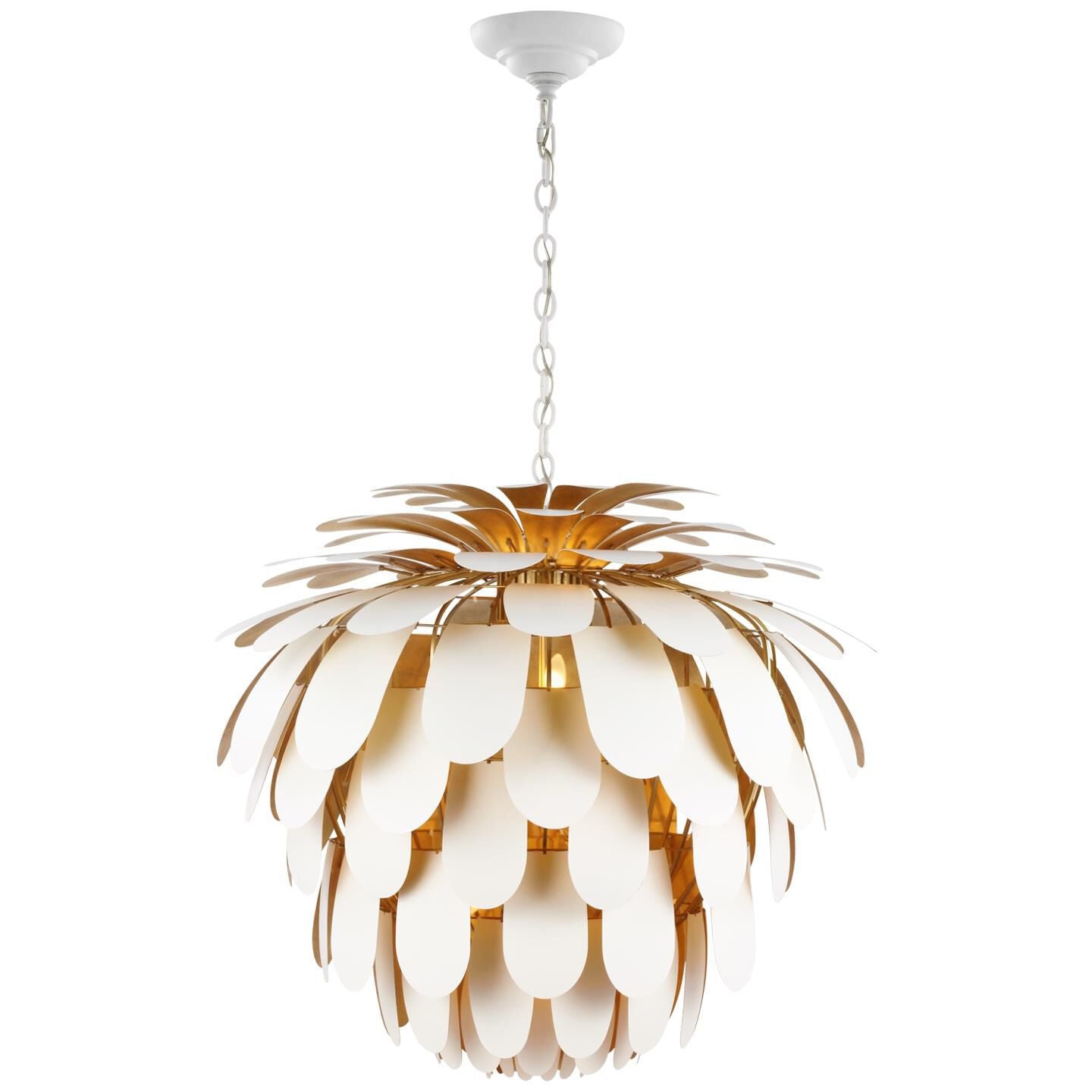 Visual Comfort Signature Collection Chapman And Myers Cynara 36 Inch 6 Light Chandelier Cp375966