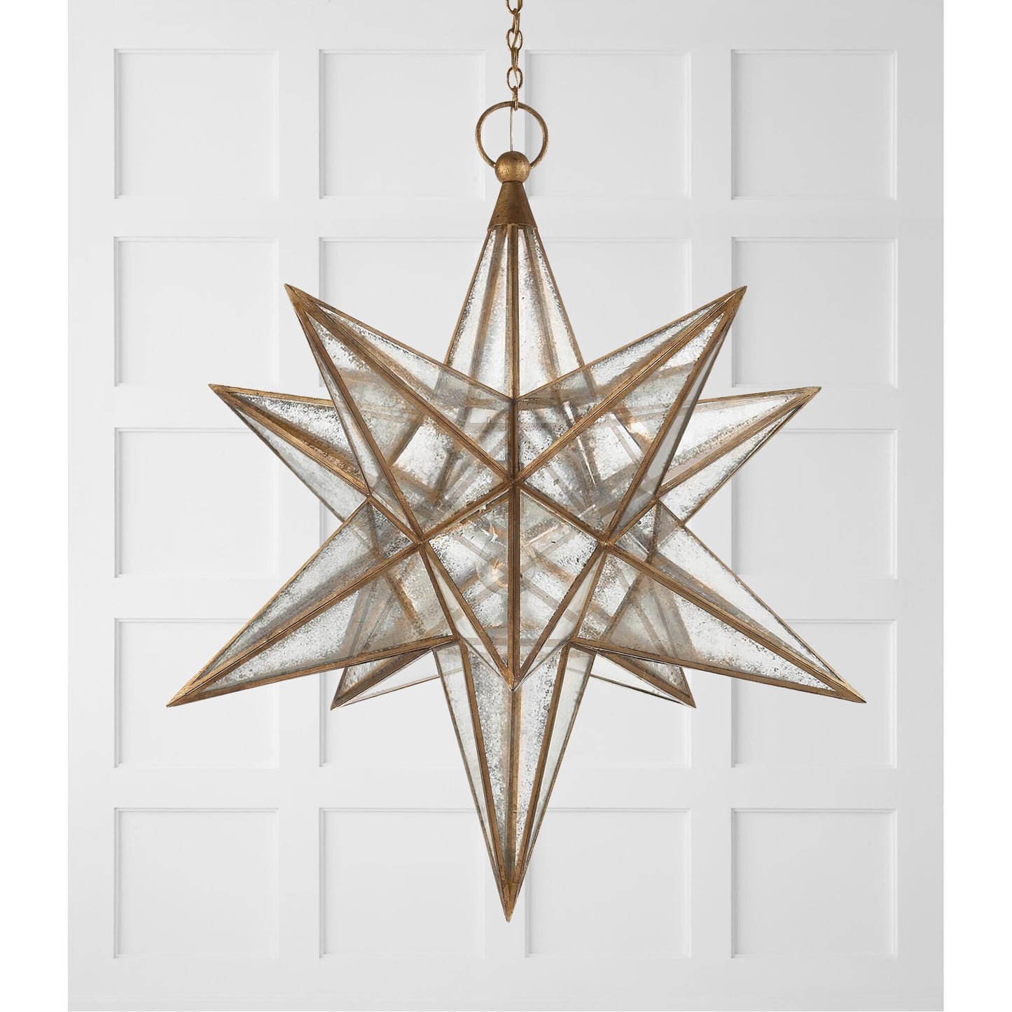 Visual Comfort Signature Collection Chapman And Myers Moravian Star 48 Inch Large Pendant Cp131332