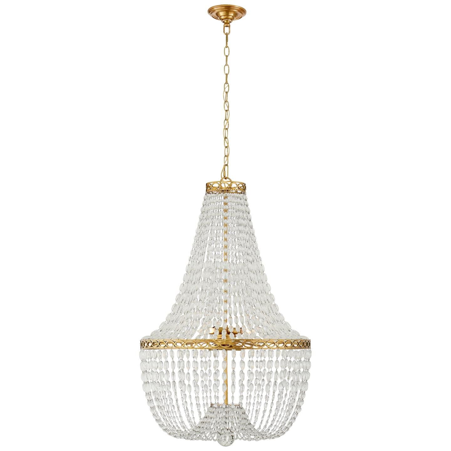 Visual Comfort Signature Collection Chapman And Myers Linfort 24 Inch 8 Light Chandelier Cp131340