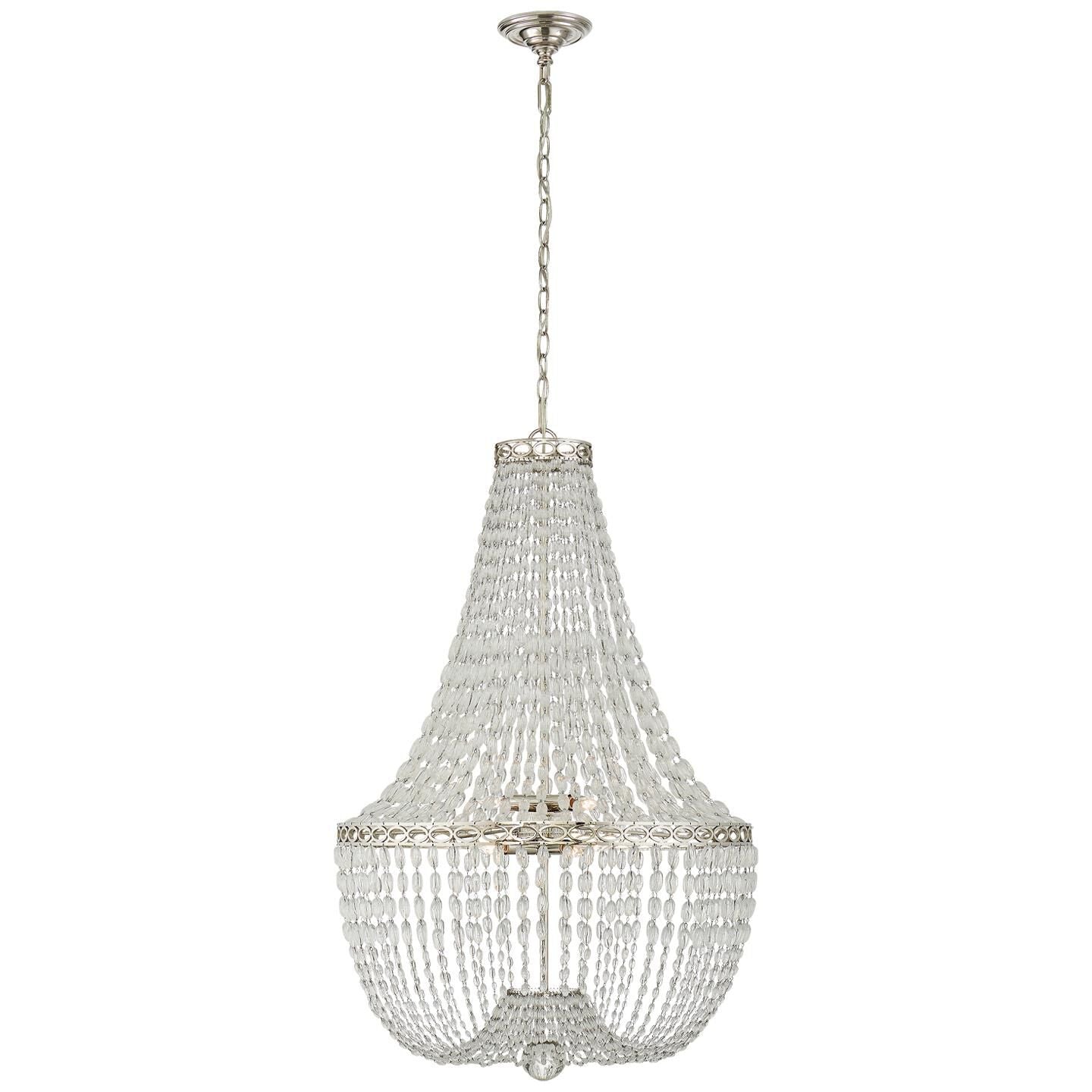 Visual Comfort Signature Collection Chapman And Myers Linfort 24 Inch 8 Light Chandelier Cp131340