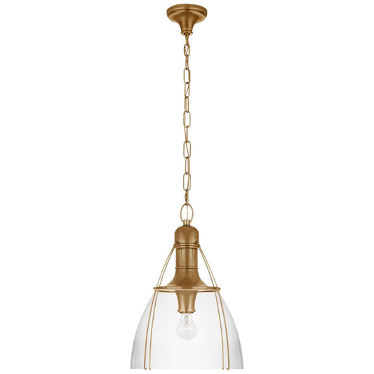 Visual Comfort Signature Collection Chapman And Myers Prestwick 18 Inch Large Pendant Cp428882