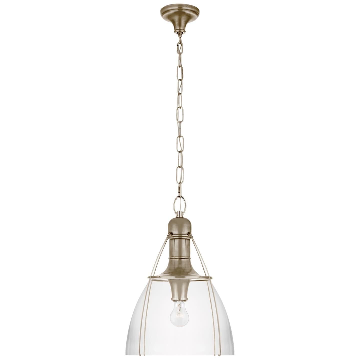 Visual Comfort Signature Collection Chapman And Myers Prestwick 18 Inch Large Pendant Cp428882