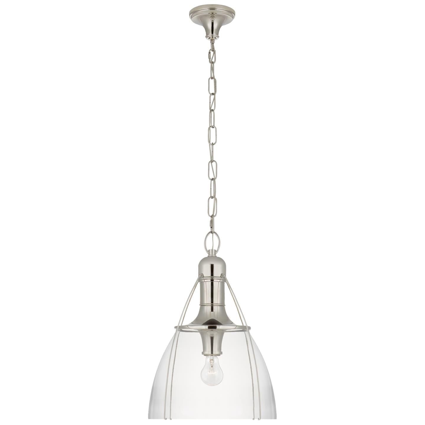 Visual Comfort Signature Collection Chapman And Myers Prestwick 18 Inch Large Pendant Cp428882