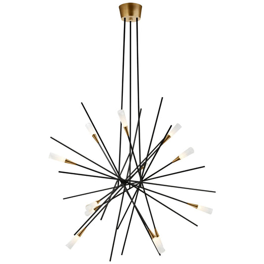 Visual Comfort Signature Collection Chapman And Myers Stellar 38 Inch 12 Light Led Chandelier Cp428890