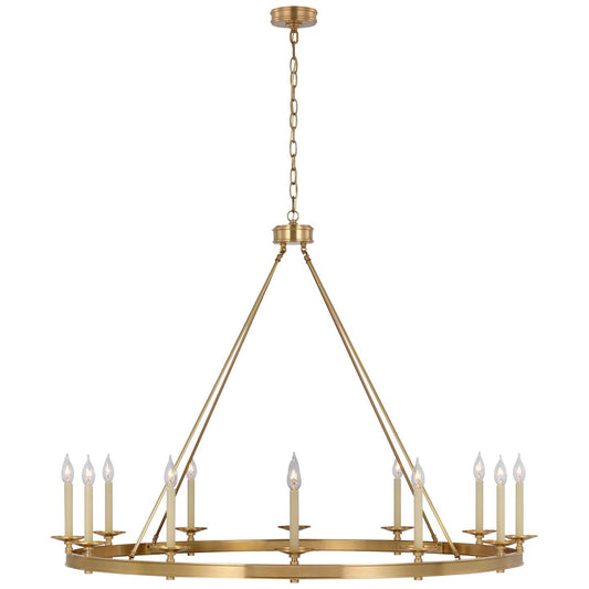 Visual Comfort Signature Collection Chapman And Myers Launceton 53 Inch 12 Light Led Chandelier Cp785766