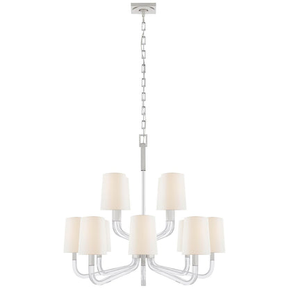 Visual Comfort Signature Collection Chapman And Myers Reagan 37 Inch 12 Light Chandelier Cp429377