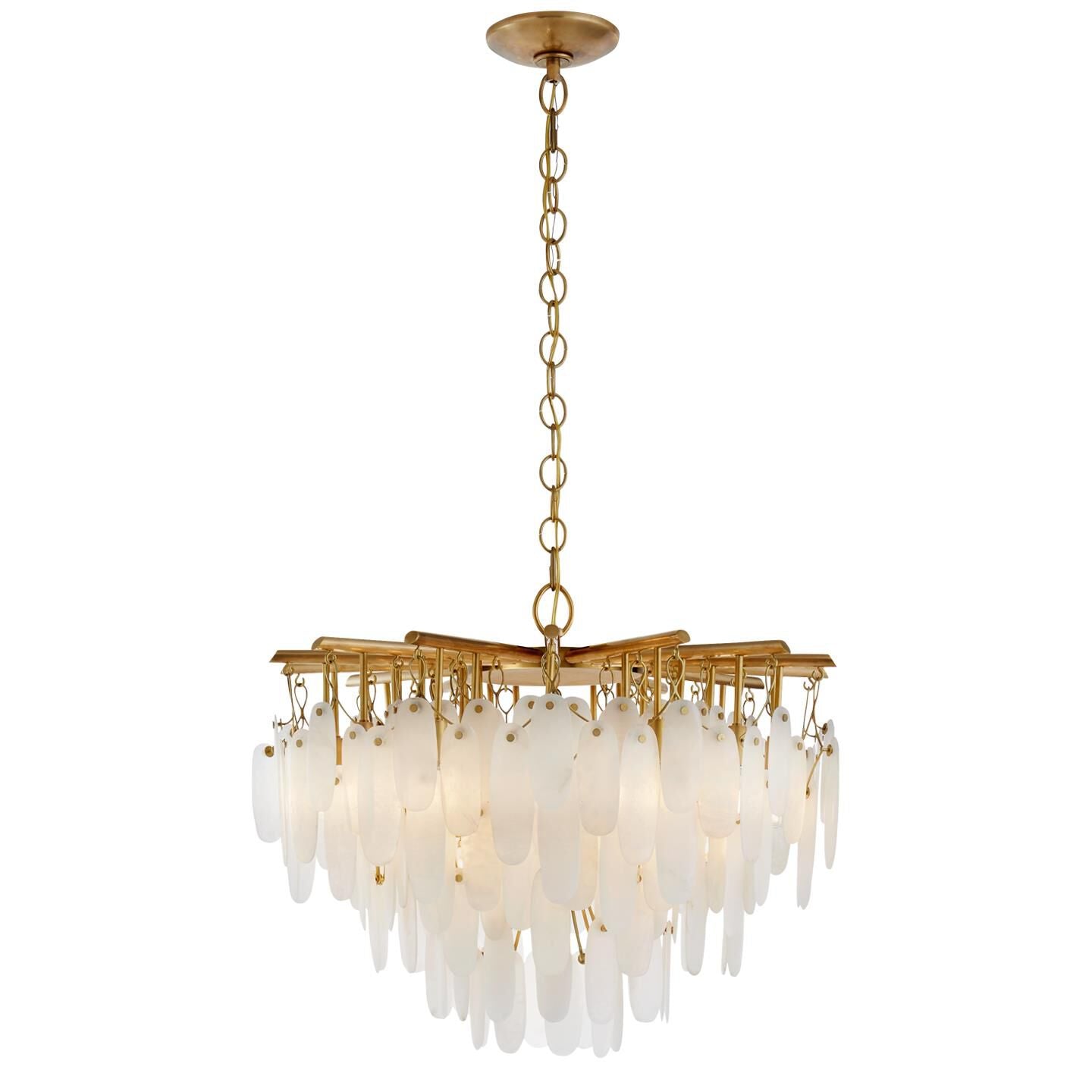 Visual Comfort Signature Collection Chapman And Myers Cora 30 Inch 35 Light Led Chandelier Cp428893