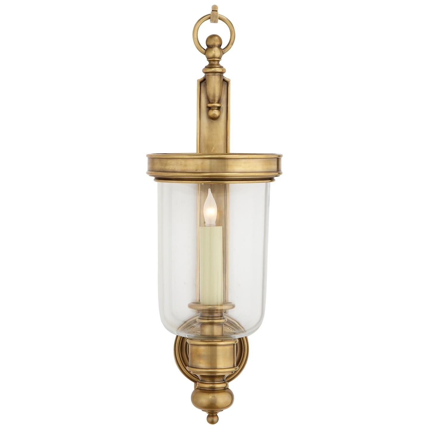 Visual Comfort Signature Collection Chapman And Myers Georgian Hurricane 22 Inch Wall Sconce Cp131427