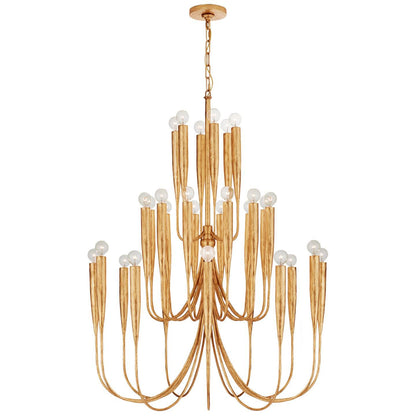 Visual Comfort Signature Collection Julie Neill Acadia 33 Inch 30 Light Chandelier Cp428995