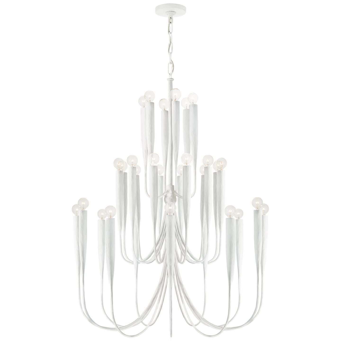 Visual Comfort Signature Collection Julie Neill Acadia 33 Inch 30 Light Chandelier Cp428995