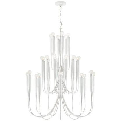 Visual Comfort Signature Collection Julie Neill Acadia 33 Inch 30 Light Chandelier Cp428995