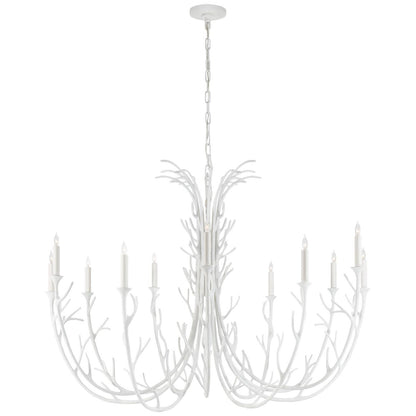 Visual Comfort Signature Collection Julie Neill Silva 48 Inch 12 Light Chandelier Cp428997