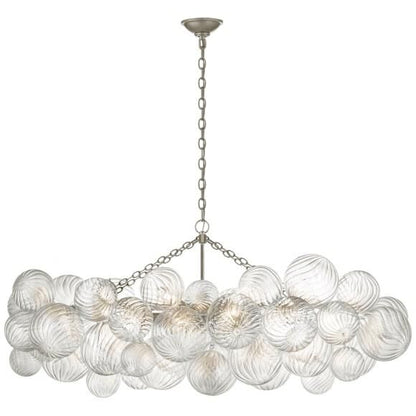 Visual Comfort Signature Collection Julie Neill Talia 51 Inch 8 Light Led Linear Suspension Light Cp733653