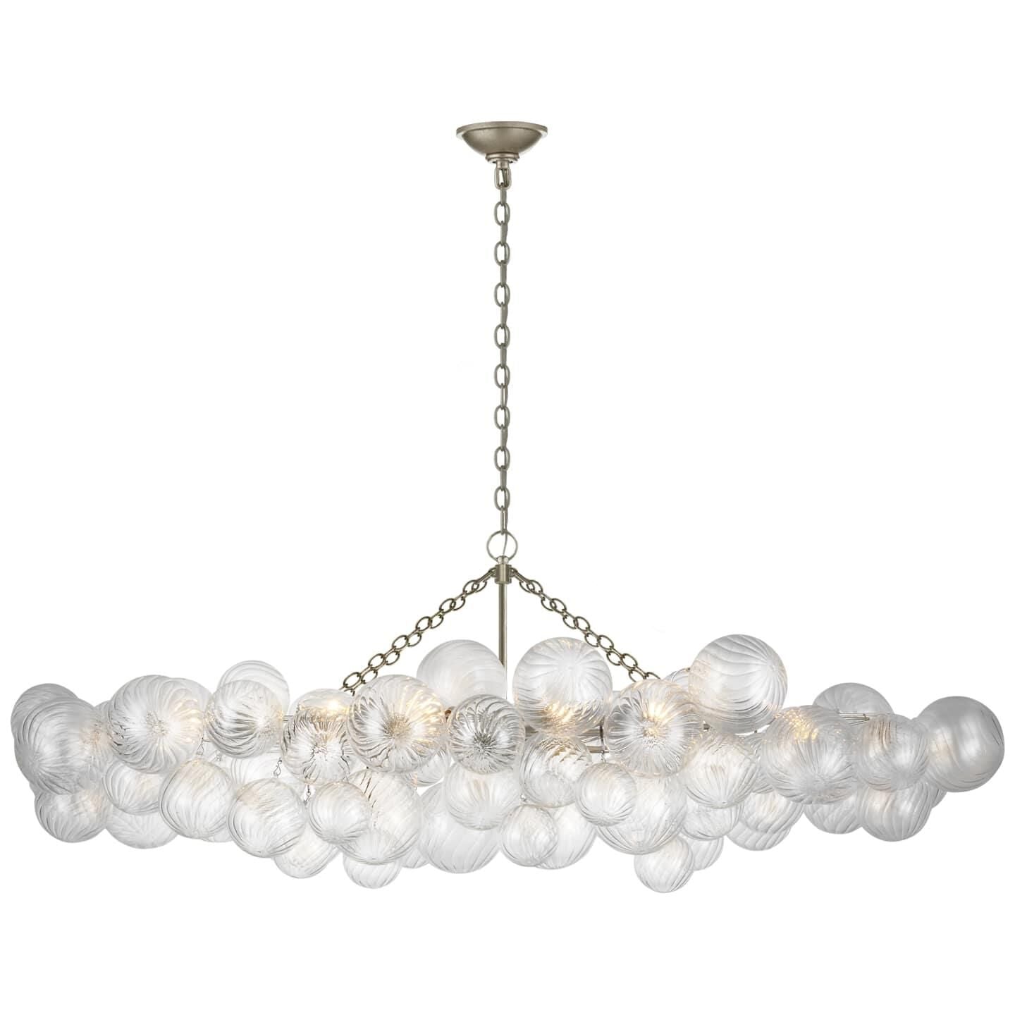 Visual Comfort Signature Collection Julie Neill Talia 63 Inch 12 Light Led Linear Suspension Light Cp733654