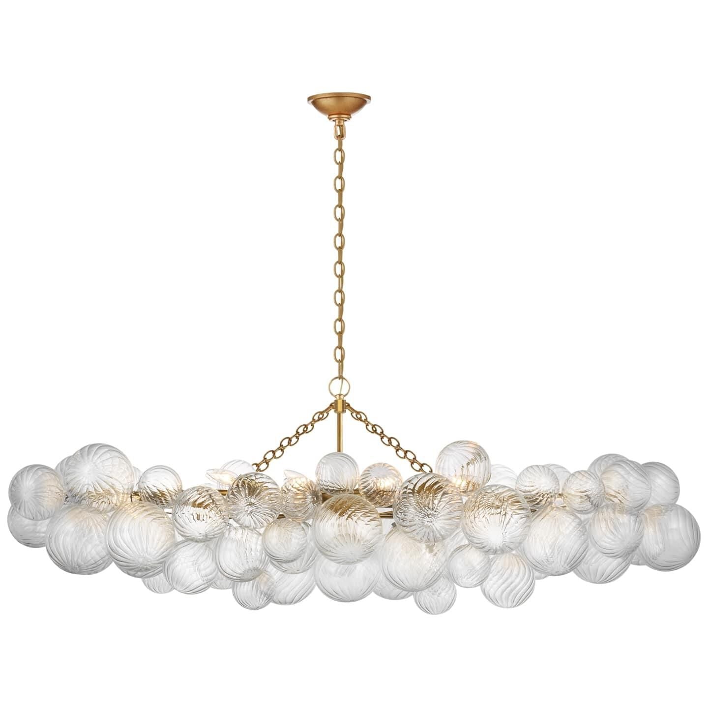 Visual Comfort Signature Collection Julie Neill Talia 63 Inch 12 Light Led Linear Suspension Light Cp733654