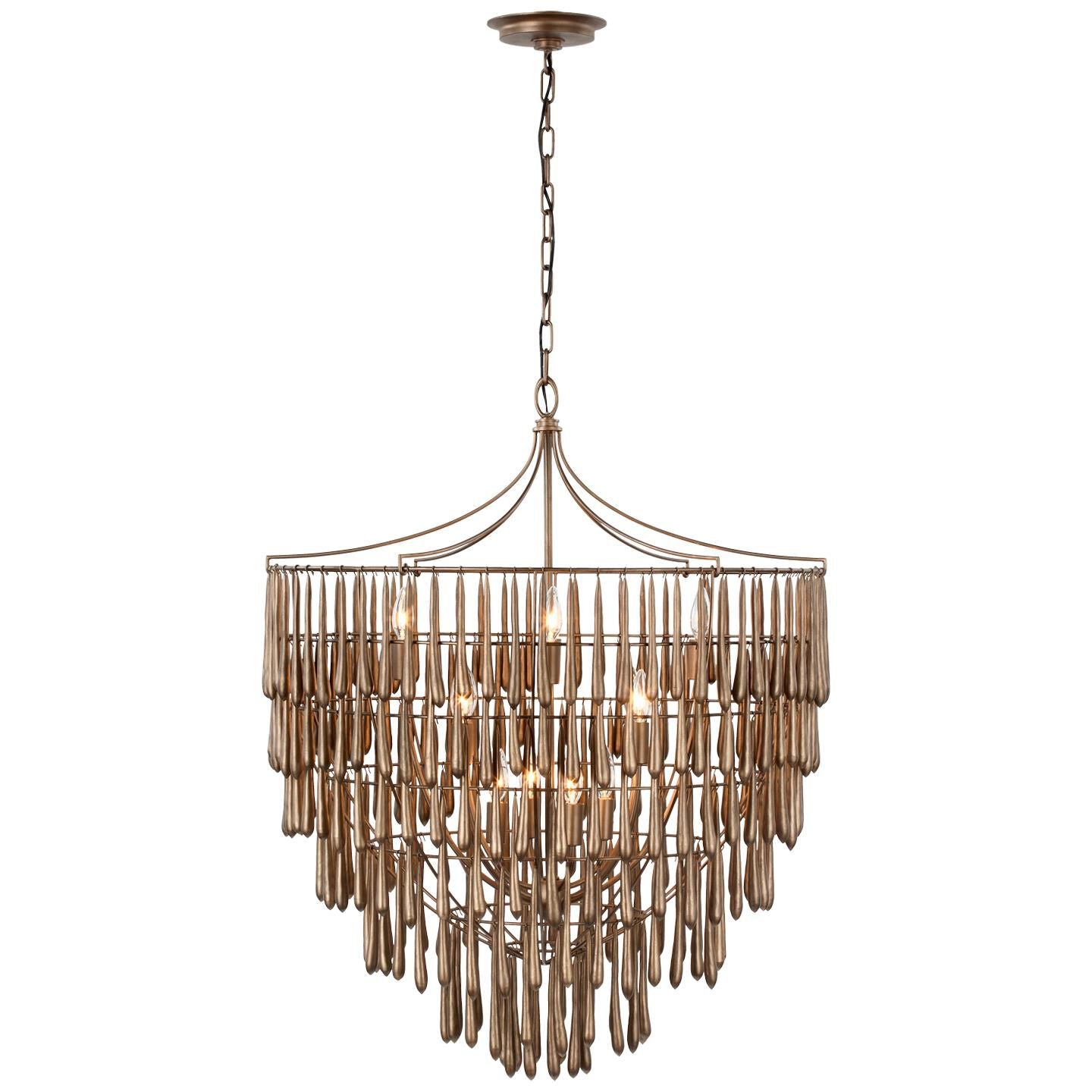 Visual Comfort Signature Collection Julie Neill Vacarro 32 Inch 12 Light Chandelier Cp533254