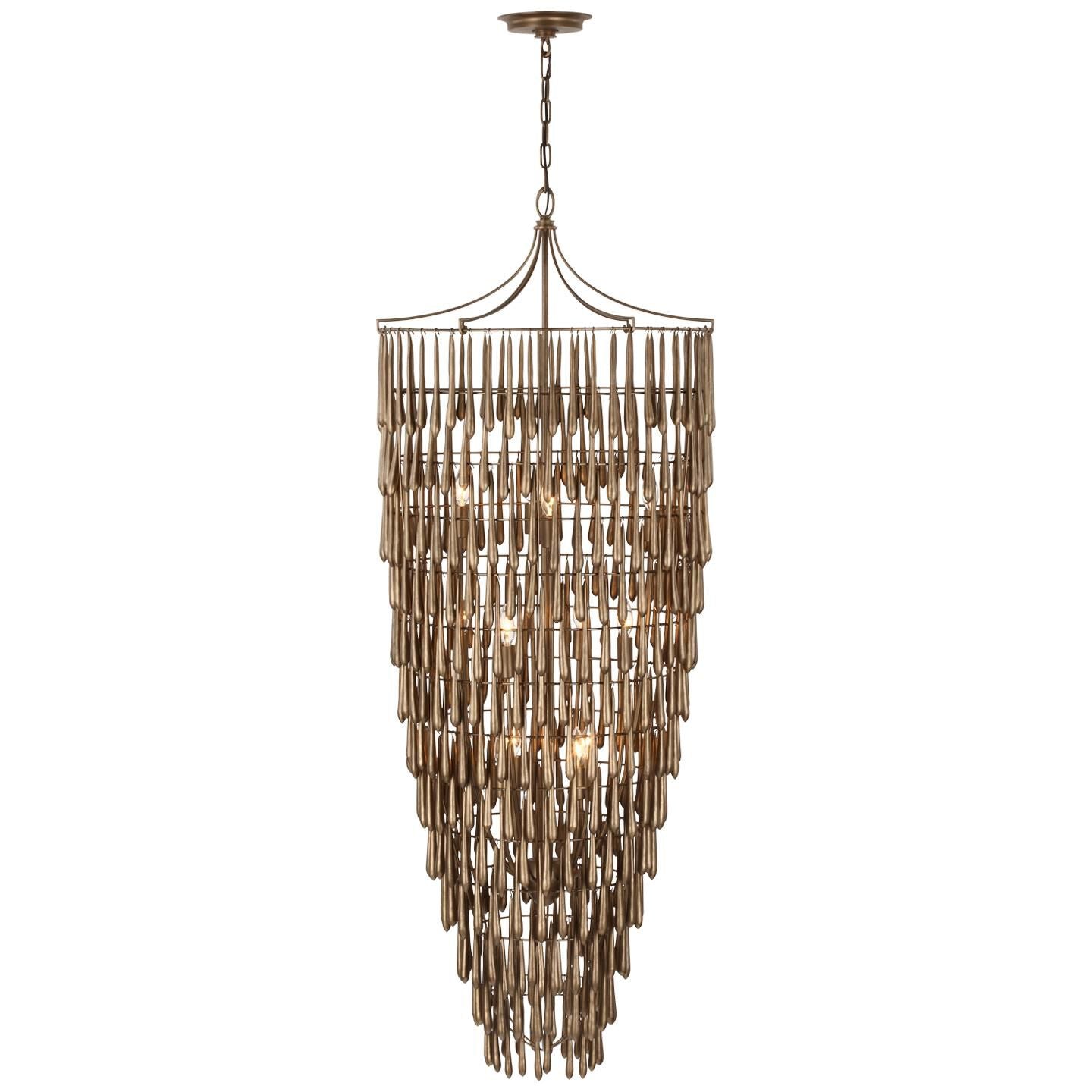 Visual Comfort Signature Collection Julie Neill Vacarro 25 Inch 12 Light Chandelier Cp533255