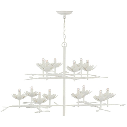 Visual Comfort Signature Collection Julie Neill Clementine 52 Inch 14 Light Led Chandelier Cp793859