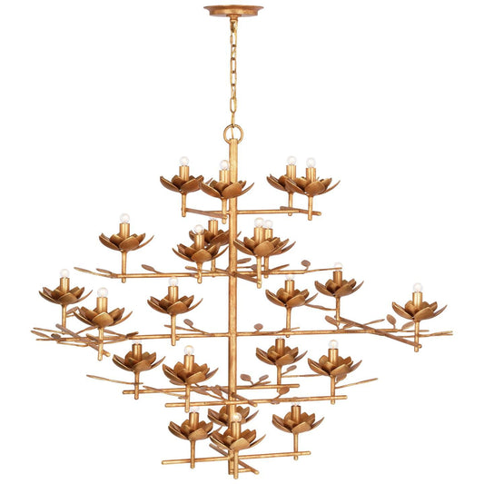 Visual Comfort Signature Collection Julie Neill Clementine 48 Inch 23 Light Led Chandelier Clearance Cp793861Ob